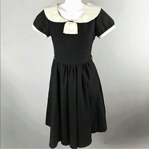 Lindy Bop Dress xs Black Sailor Collar
